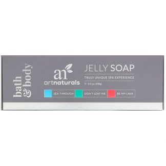 ARTNATURALS, JELLY SOAP SET, 3 SOAPS, 3.5 OZ / 100g EACH