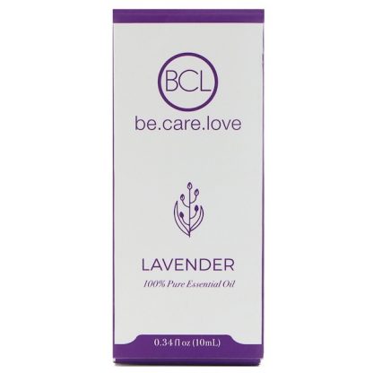 BCL, BE CARE LOVE, 100% PURE ESSENTIAL OIL, LAVENDER, 0.34 FL OZ / 10ml