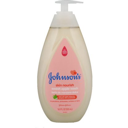 JOHNSON'S, SKIN NOURISH, SWEET APPLE WASH, 16.9 FL OZ / 500ml