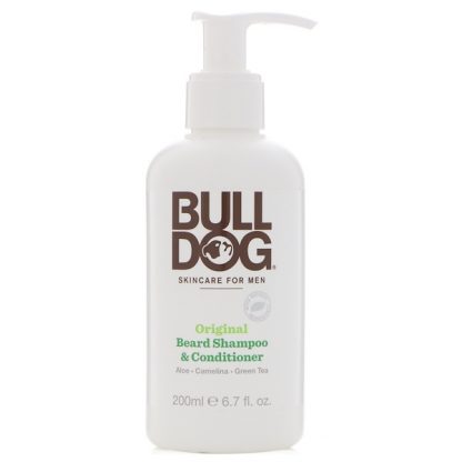 BULLDOG SKINCARE FOR MEN, ORIGINAL BEARD SHAMPOO & CONDITIONER, 6.7 FL OZ / 200ml