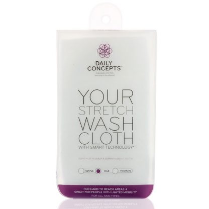 DAILY CONCEPTS, YOUR STRETCH WASH CLOTH, MILD, 1 CLOTH