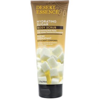 DESERT ESSENCE, HYDRATING SUGAR BODY SCRUB, 6.7 FL OZ / 198ml