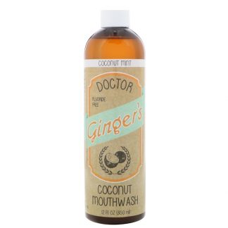 DR. GINGER'S, COCONUT MOUTHWASH, COCONUT MINT, 12 FL OZ / 350ml