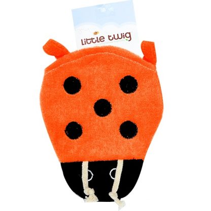 LITTLE TWIG, LADY BUG BATH MITT