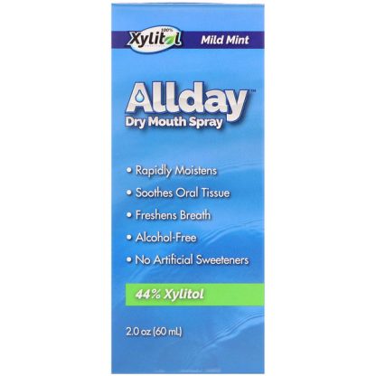 EPIC DENTAL, ALLDAY DRY MOUTH SPRAY, MILD MINT, 2.0 OZ / 60ml