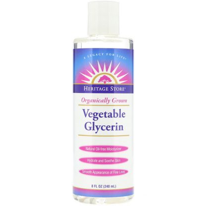 HERITAGE STORE, VEGETABLE GLYCERIN, NATURAL OIL-FREE MOISTURIZER, 8 FL OZ / 240ml