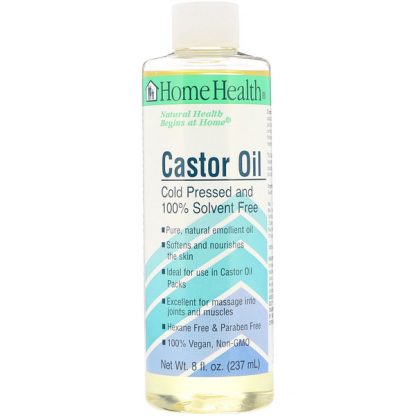 HOME HEALTH, CASTOR OIL, 8 FL OZ / 237ml