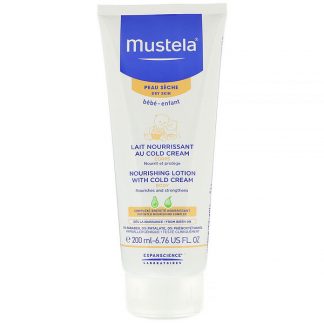MUSTELA, BABY, NOURISHING BODY LOTION WITH COLD CREAM, FOR DRY SKIN, 6.76 FL OZ / 200ml