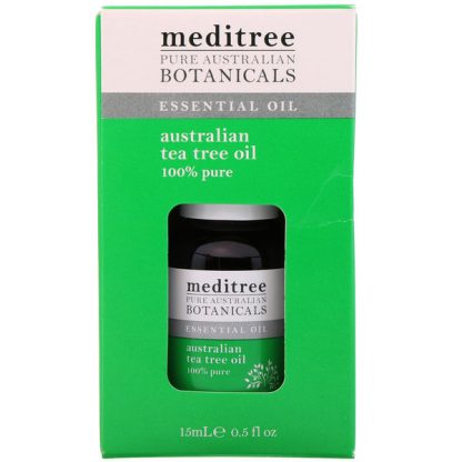 MEDITREE, PURE AUSTRALIAN BOTANICALS, 100% PURE AUSTRALIAN TEA TREE OIL, 0.5 FL OZ / 15ml