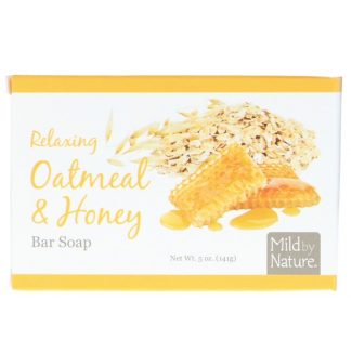 MILD BY NATURE, RELAXING BAR SOAP, OATMEAL & HONEY, 5 OZ / 141g