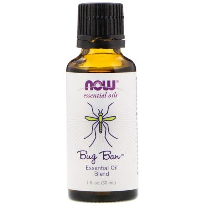 NOW FOODS, ESSENTIAL OILS, BUG BAN, ESSENTIAL OIL BLEND, 1 FL OZ / 30ml