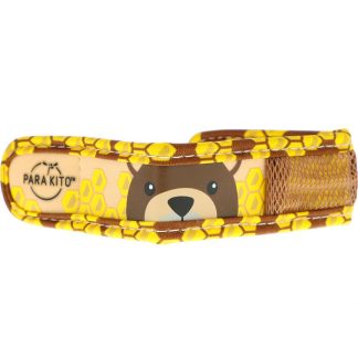 PARA'KITO, MOSQUITO REPELLENT BAND + 2 PELLETS, KIDS, BROWN BEAR, 3 PIECE SET