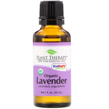 PLANT THERAPY, 100% PURE ESSENTIAL OILS, ORGANIC LAVENDER, 1 FL OZ / 30ml