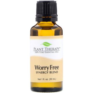PLANT THERAPY, 100% PURE ESSENTIAL OILS, WORRY FREE, 1 FL OZ / 30ml