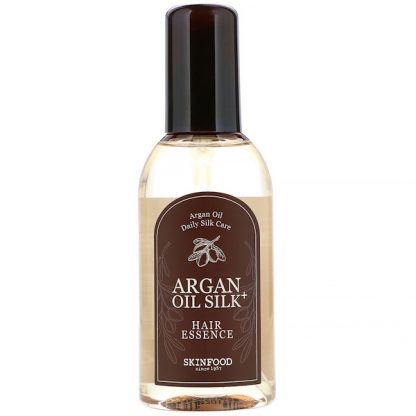 SKINFOOD, ARGAN OIL SILK PLUS, HAIR ESSENCE, 3.38 FL OZ / 100ml