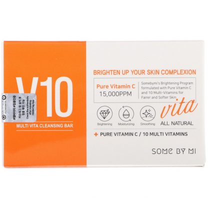 SOME BY MI, V10 MULTI VITA CLEANSING BAR, 95 G