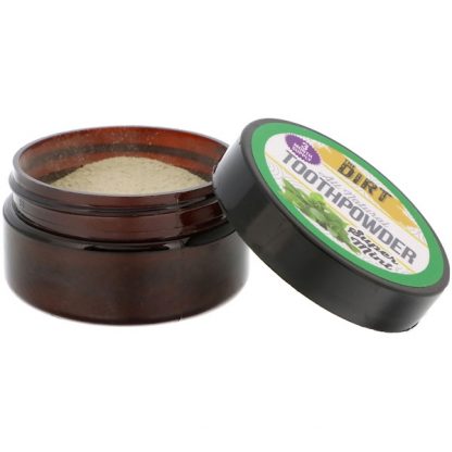 THE DIRT, ALL NATURAL TOOTHPOWDER, SUPER MINT, .88 OZ / 25g