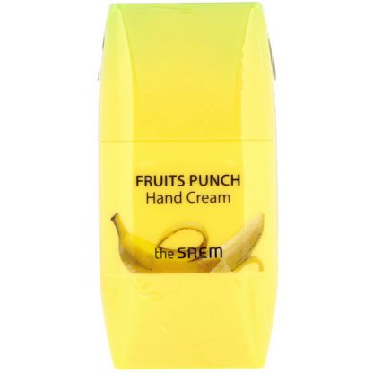 THE SAEM, FRUITS PUNCH HAND CREAM, BANANA, 1.69 FL OZ / 50ml