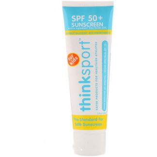 THINK, THINKSPORT, SUNSCREEN, SPF 50+, FOR KIDS, 3 FL OZ / 89ml