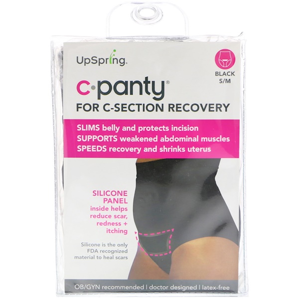 c section compression underwear  UpSpring C-Panty C-Section Recovery  Underwear with Silicone Panel for Incision Care