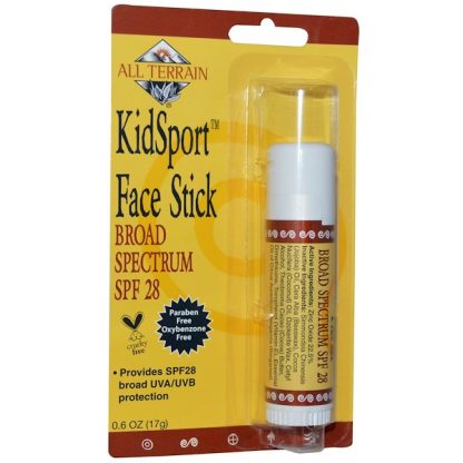 ALL TERRAIN, KIDSPORT FACE STICK, SPF 28, 0.6 OZ / 17g