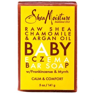 SHEAMOISTURE, BABY ECZEMA BAR SOAP, RAW SHEA CHAMOMILE & ARGAN OIL, 5 OZ / 141g