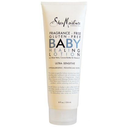 SHEAMOISTURE, BABY HEALING LOTION, FRAGRANCE-FREE, 8 FL OZ / 236ml