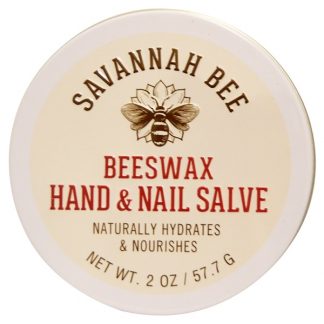 SAVANNAH BEE COMPANY INC, ORGANIC, BEESWAX HAND AND NAIL SALVE, 2 OZ / 57.7g
