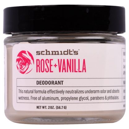 SCHMIDT'S NATURALS, ROSE + VANILLA, 2 OZ / 56.7g