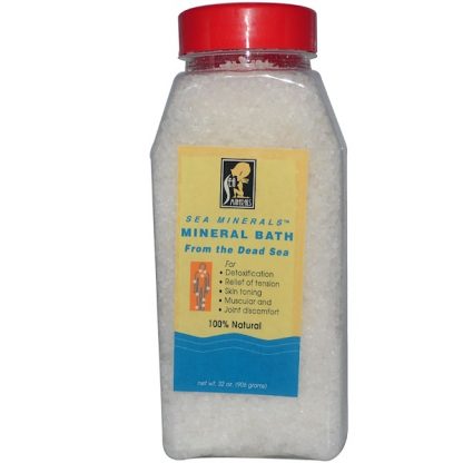 SEA MINERALS, MINERAL BATH SALT, 2 LBS (906g