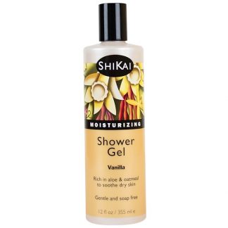 SHIKAI, MOISTURIZING SHOWER GEL, VANILLA, 12 FL OZ / 355ml