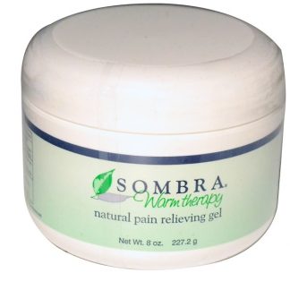SOMBRA PROFESSIONAL THERAPY, WARM THERAPY, NATURAL PAIN RELIEVING GEL, 8 OZ / 227.2g