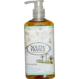 SOUTH OF FRANCE, COTE D' AZUR, HAND WASH WITH SOOTHING ALOE VERA, 8 OZ / 236ml