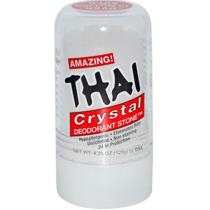 THAI DEODORANT STONE, THAI CRYSTAL DEODORANT STONE, 4.25 OZ / 120g