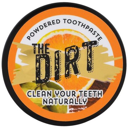 THE DIRT, POWDERED TOOTHPASTE, 3 MONTHS SUPPLY, .88 OZ / 25g