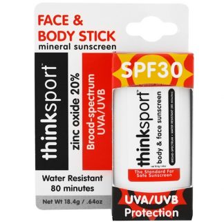 THINK, THINKSPORT, SUNSCREEN STICK, SPF 30, 0.64 OZ / 18.4g