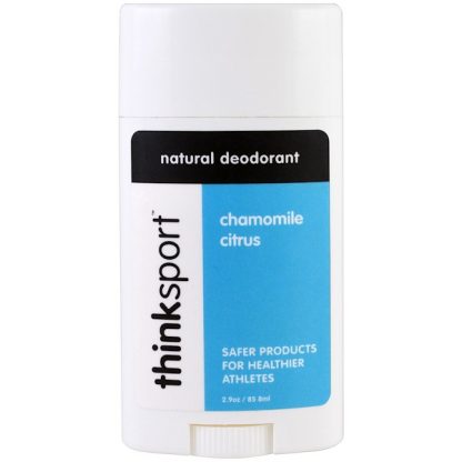 THINK, THINKSPORT, NATURAL DEODORANT, CHAMOMILE CITRUS, 2.9 OZ / 85.8ml