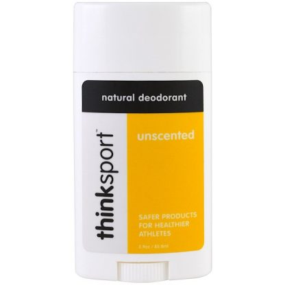 THINK, THINKSPORT, NATURAL DEODORANT, UNSCENTED, 2.9 OZ / 85.8ml