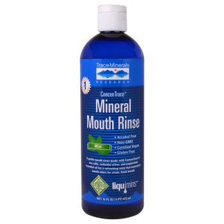 TRACE MINERALS RESEARCH, CONCENTRACE MINERAL MOUTH RINSE, MINT, 16 FL OZ / 473ml