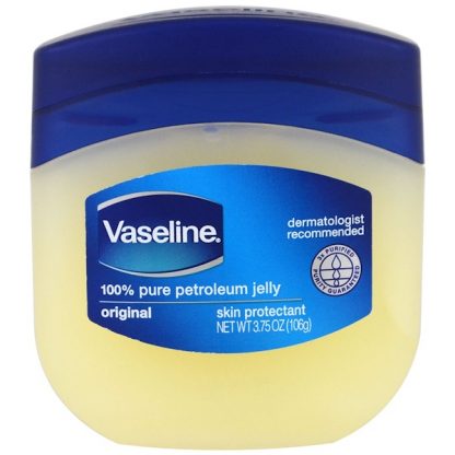 VASELINE, 100% PURE PETROLEUM JELLY, ORIGINAL, 3.75 OZ / 106g