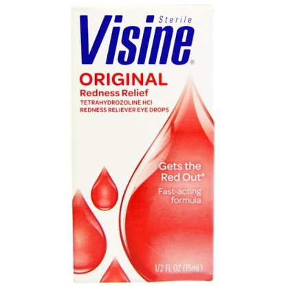 VISINE, ORIGINAL, REDNESS RELIEF, STERILE, 1/2 FL OZ / 15ml