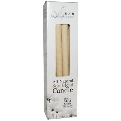 WALLY'S NATURAL, ALL-NATURAL SOY BLEND CANDLE, 12 CANDLES