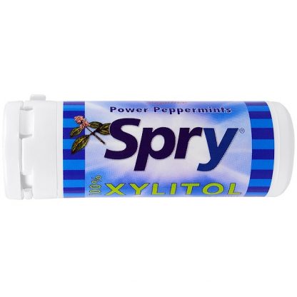 XLEAR, SPRY POWER PEPPERMINTS, 45 COUNT, 25 G