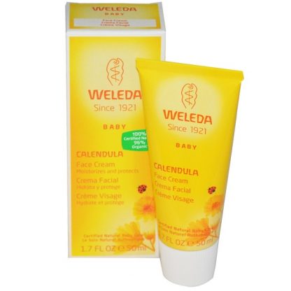 WELEDA, BABY, CALENDULA FACE CREAM, 1.7 FL OZ / 50ml