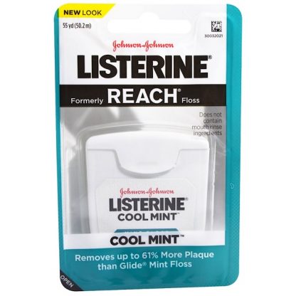 JOHNSON'S, LISTERINE, COOL MINT FLOSS, 55 YD (50.2 M)