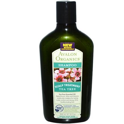 AVALON ORGANICS, SHAMPOO, SCALP TREATMENT, TEA TREE, 11 FL OZ / 325ml