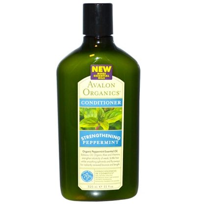 AVALON ORGANICS, CONDITIONER, STRENGTHENING, PEPPERMINT, 11 FL OZ / 325ml