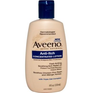 AVEENO, ACTIVE NATURALS, ANTI-ITCH CONCENTRATED LOTION, 4 FL OZ / 118ml