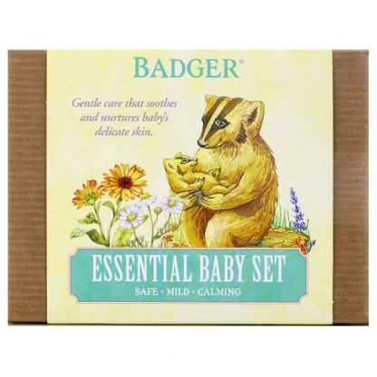 BADGER COMPANY, ESSENTIAL BABY SET, 3 PIECE SET