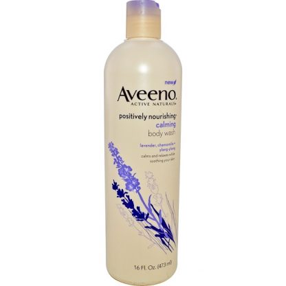 AVEENO, ACTIVE NATURALS, POSITIVELY NOURISHING, CALMING BODY WASH, 16 FL OZ / 473ml